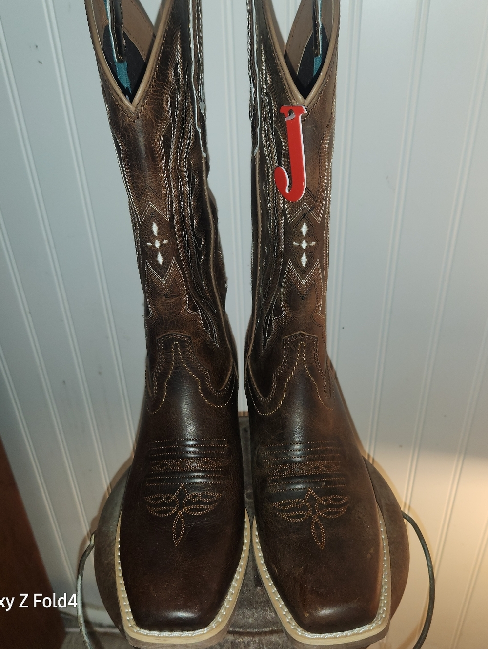 Justin Boots Brown Leather Women's Combat & Moto Boots